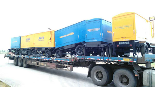 青島羅德移動泵車工廠發貨 青島羅德移動泵車工廠發貨