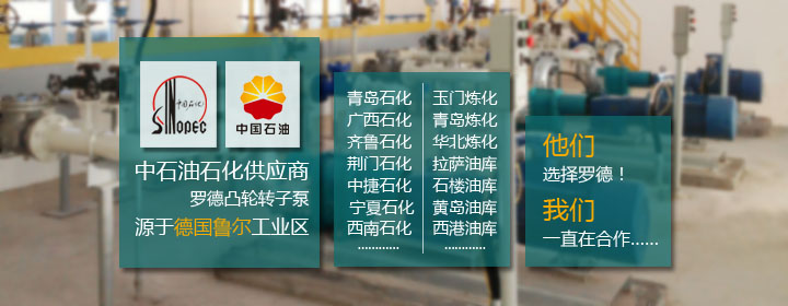 羅德凸輪轉(zhuǎn)子泵石油石化應(yīng)用 羅德凸輪轉(zhuǎn)子泵石油石化應(yīng)用
