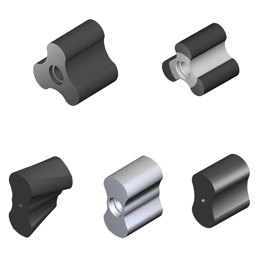 轉子泵的轉子型式 轉子泵的轉子型式
